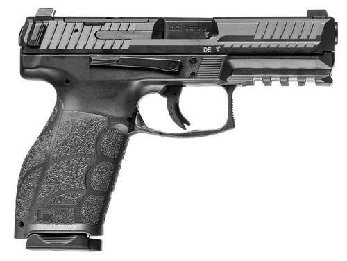 Heckler & Koch VP9A1 X Crossover, Compact, 9mm, 4.09" Hammer Forged Barrel, Black, Interchangeable Backstraps and Side Panels, Tritium Front Sight, Black Serrated Rear Sights, Optics Ready, Paddle-Style Mag Release, 15rd, 2 mags