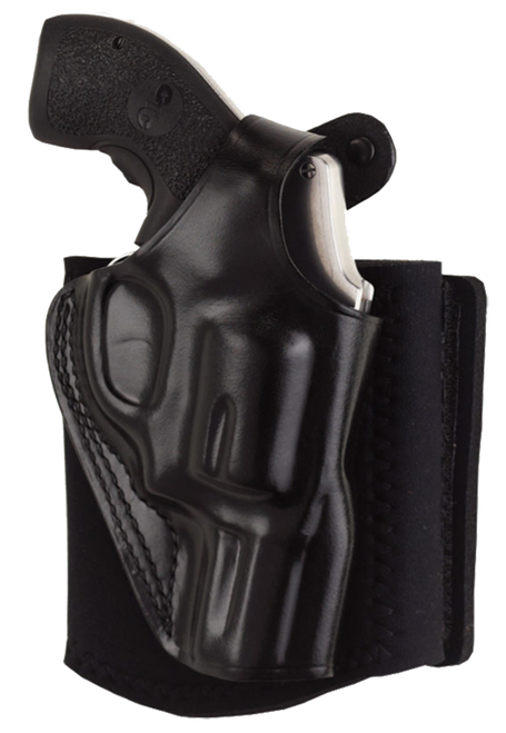 Galco Ankle Glove Holster, Glock 42, SIG Sauer P365/P365 SAS, Red Dot Compatible, Black, Right Hand