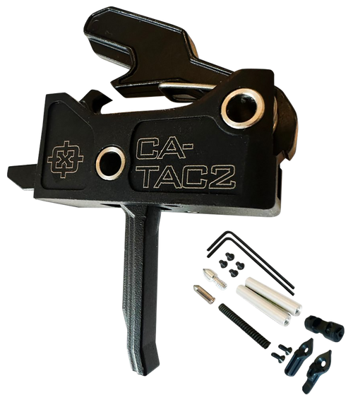 Cross Armory AR-15 Tac 2 Flat Faced Black Two-Stage Drop-In