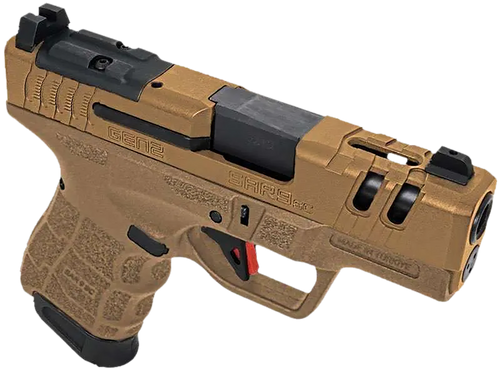 Sarsilmaz SAR9 SC Gen2 Sub-Compact Frame 9mm 3.30" Black Steel Barrel, Bronze Cerakote Optic Ready/Ported/Serrated Slide, Bronze Polymer Frame, Bronze Grip, 15 Rd