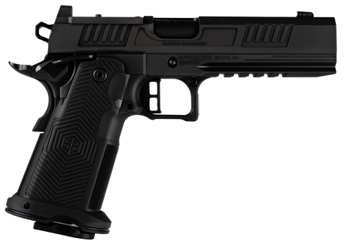 Alpha Foxtrot AF1911 Romulus Full Size 9mm 5" Ramped Barrel, Optic Ready/Serrated Slide, Picatinny Rail, Polymer Grip, 20 Rd