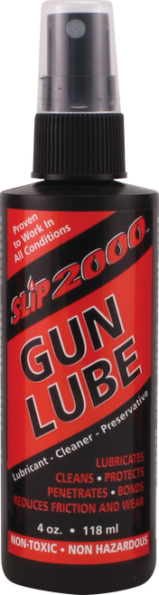 SLIP 2000 Gun Lube Cleans, Lubricates, Protects 4 oz Spray Bottle