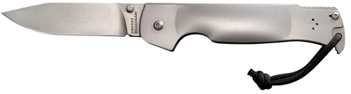Cold Steel Bushman Pocket 4.50" Folding Clip Point Plain Stone Washed 4116 Stainless Steel Blade/Stone Washed 420 Stainless Steel Handle Includes Pocket Clip