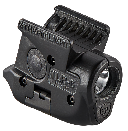 Streamlight TLR-6 Weapon Light Sig P365 100 Lumens Output White LED Light 89 Meters Beam Rail Grip Clamp Mount Black Anodized Polymer