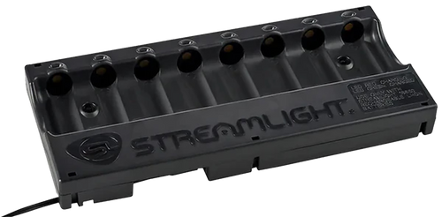 Streamlight 8-Unit Bank Charger Black SL-59/CR123A Battery 12V DC 20230