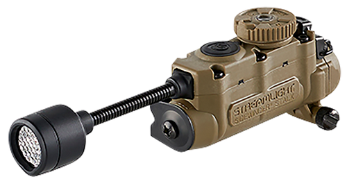 Streamlight Sidewinder Stalk Helmet Light 23/28/57/76 Lumens White White/Red/Green/Blue/IR LED Bulb Coyote 28 Meters Distance