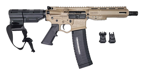 ATI Alpha MAXX AR15 Pistol 5.56mm, 7.5" Barrel, Flat Dark Earth, 30rd *MUST BE AGE 21 YEARS TO PURCHASE*