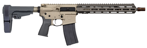 Q Sugar Weasel AR-15 Pistol 223/5.56mm, 13" Threaded Barrel, Brace, Flat Dark Earth, 30rd