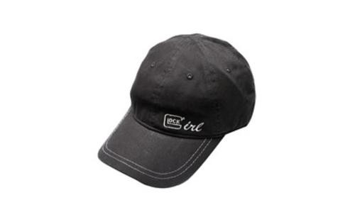 Glock OEM Girl Chino Hat, Black/Silver 