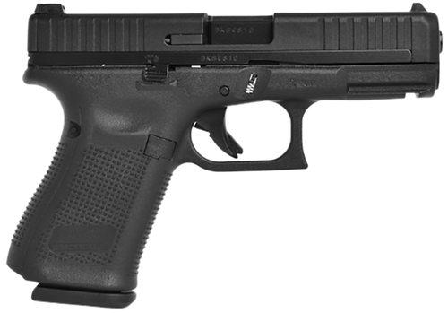 GLOCK 44V, V Series, Compact, 22 LR, 4.02" Barrel, Matte Finish, Black, No Finger Grooves, Adjustable Sights, 10rd, 2 mags