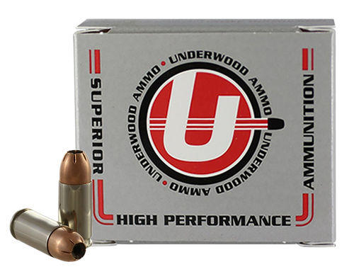Underwood 9mm+p 124gr JHP, 20rd Box