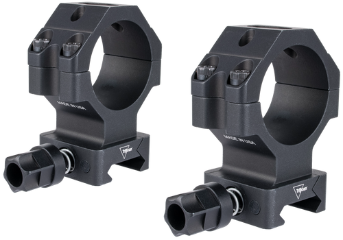 Trijicon Scope Rings, 30mm Extra High, Q-LOC, Fits Picatinny, Anodized Finish, Black