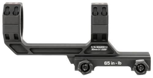 Sig Sauer Alpha MSR Scope/Ring Mount, Black Anodized Aluminum 30mm Tube, 1913 Picatinny Rail Mount, AR Height