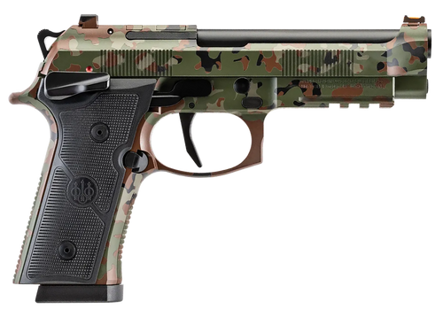 Beretta 92XI FS 9mm 4.7" Barrel, Flectarn Camo, 2x10rd Mags
