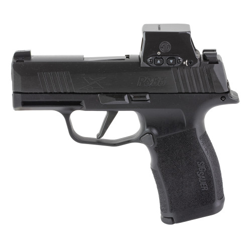 Sig P365X 9mm, 3.1" Barrel, Matte Finish, Black, X-Ray 3 Night Sights, Romeo-X SIG-LOC Compact Optic, 12rd, 2 mags