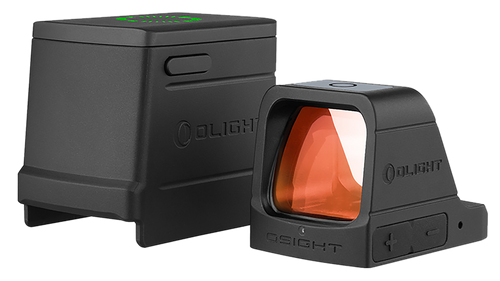 OLight Osight Red Dot Matte Black 1x 3 MOA Red Dot Reticle, Magnetic Charging Cover, 407c/507c footprint