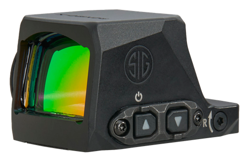 Sig Sauer Romeo-X Enclosed Compact Black 1x24mm 3MOA Green Dot Reticle RX Footprint Mount