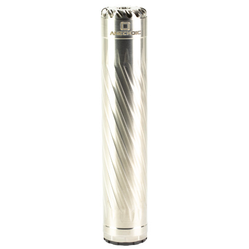 ANECHOIC 30L 30 Caliber, Titanium Construction, Raw Titanium Finish, Silver, Includes 5/8X24 Direct Thread Mount
