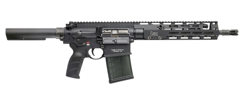 HK MR762 A4 AR10 Pistol 308 Win/7.62mm, 13" Threaded Barrel, Anodized Black, M-Lok, Adj Gas Block, Enhanced Grip, Ambi Controls, 20rd