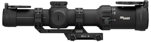Sig Sauer TANGO MSR Compact 1-10X Magnification, 2nd Focal Plane, Illuminated BDC 10 Reticle, 24mm Objective, 30mm Main Tube, Black, Includes ALPHA MSR 1.535" Mount