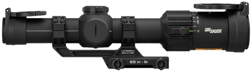 Sig Sauer TANGO MSR Compact 1-8X Magnification, 2nd Focal Plane, Illuminated BDC 8 Reticle, 24mm Objective, 30mm Main Tube, Black, Includes ALPHA MSR 1.535" Mount