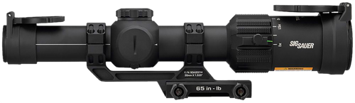 Sig Sauer TANGO MSR Compact 1-6X Magnification, 2nd Focal Plane, Illuminated BDC 6 Reticle, 24mm Objective, 30mm Main Tube, Black, Includes ALPHA MSR 1.535" Mount