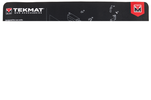 TekMat Sig P320 Pistol Mat, 11"x17", Black, Includes Small Microfiber TekTowel, Packed In Tube