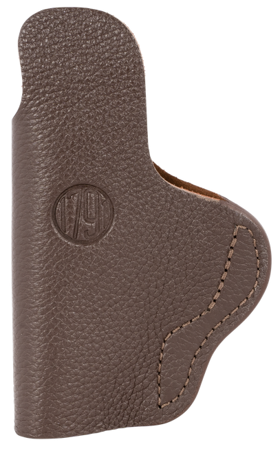 1791 Gunleather Fair Chase Size 04 Inside Waistband Open Top Style made of Deer Hide with Classic Brown Finish & Belt Clip Mount Type fits S&W M&P, Springfield XD, Glock 17 & 19 for Right Hand