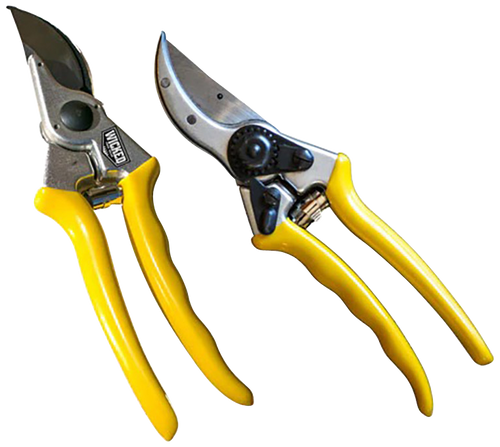 Wicked Tree Gear Hand Pruner Aluminum/Yellow Handle