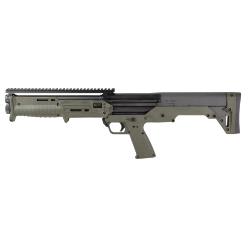 Kel-Tec KS7 G2 12 Ga 3" 6rd,18.50" Black Steel Barrel, Green Receiver, M-LOK, Green Polymer Stock & Grip