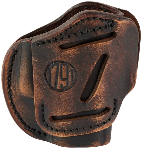 1791 Gunleather 3-Way Outside Waistband Size 02 Vintage Leather Fits Ruger LCP Fits S&W Bodyguard Fits Glock 42 Ambidextrous