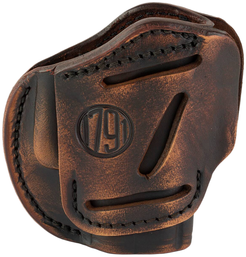 1791 Gunleather 3-Way Outside Waistband Size 02 Vintage Leather Fits Ruger LCP Fits S&W Bodyguard Fits Glock 42 Ambidextrous