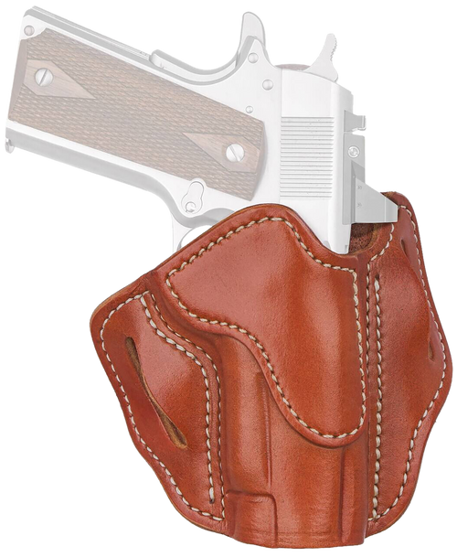 1791 Gunleather BH1S Optic Ready Outside Waistband Classic Brown Leather Belt Slide Fits 1911 Fits 3.5-4.25" Barrel