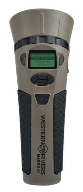 Western Rivers Mantis 50 Predator Species Electronic Call Brown Polymer Features 50 Preloaded Calls
