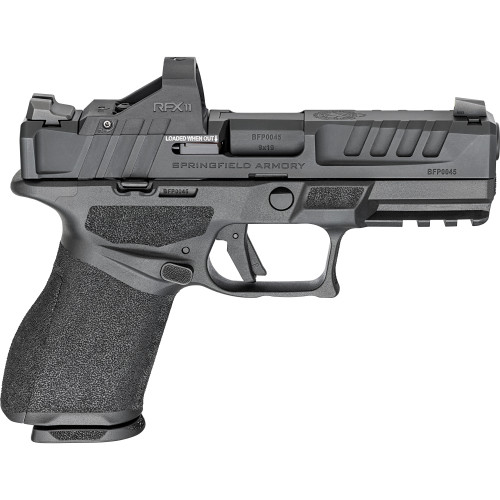 Springfield Echelon Optic Package 4.0C 9mm, 4" Barrel, Melonite Black, Front Tritium, U-Dot Rear, Viridian Green Dot, 4x10rd Mags, Range Bag, California Compliant