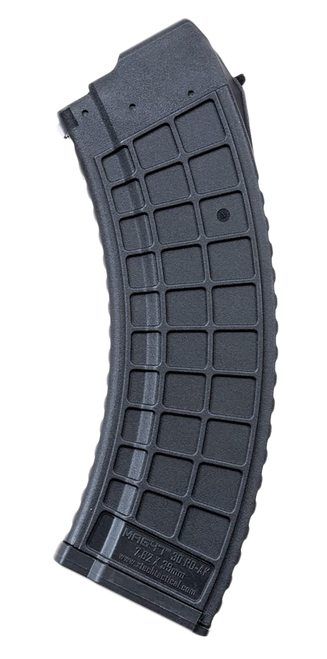 Xtech Tactical Gen2 30rd Waffle 7.62X39 Fits AK-47 Black Stainless Steel XTT1152BLKMAG47