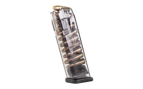 ETS Glock Pistol Mags Clear Detachable 17rd for 9mm Glock 26,19,17,34,45,19x Gen1-5 & 18