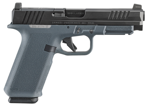 Ruger RXM F/NS Gray 9mm, 4.5" Barrel, Nitride Finish, Black Slide, Magpul EHG Gray Frame, Optics Ready, Front Tritum Night Sight, 2X17rd Magpul PMAG 17 GL9 Mags