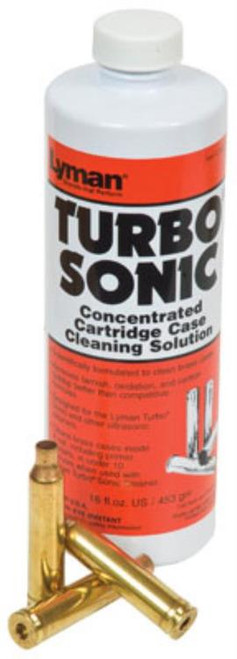 Lyman Turbo Sonic Cleaning Solution Brass Case Cleaner 16 oz