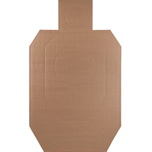 Action IDPA-CB-100 Cardboard Torso Cutout 100BX