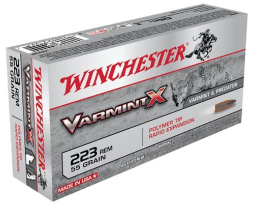 Winchester Varmint X .223 Rem 55gr, Varmint X Polymer 20rd Box