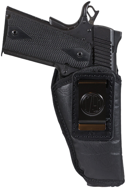 1791 Gunleather EcoCarry, Inside Waistband Holster, Fits Glock 48/4" 1911/Sig P365XL, Leather Construction, Black