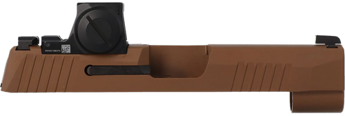 Sig P365XL 9mm Coyote Tan Cerakote Stainless Steel Serrated Slide