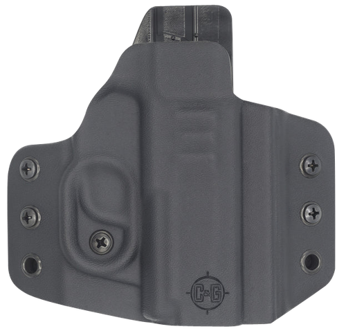 C&G Holsters Covert Outside Waistband Black Kydex Belt Loop Fits Sig P365/P365 XL