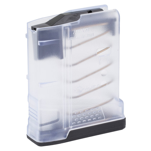 Mission First Tactical, Magazine, Extreme Duty, 308 Winchester/7.62 NATO, Fits AR-10, 10 Rounds, Translucent Clear