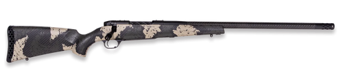 Weatherby Mark V Backcountry Guide 300 PRC 3rd,22" Carbon Fiber Fluted Threaded Barrel, Black Cerakote Steel Drilled & Tapped Receiver, Black Olive Green & Backpack Accents Fixed Peak