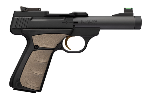 Browning Buckmark Micro Bull UFX 22 LR 4.4" Black Flat Dark Earth SR Rmsc