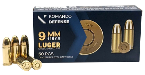 Dickinson BRASS/STL9mm 115gr Full Metal Jacket 50 Per Box/20 Case