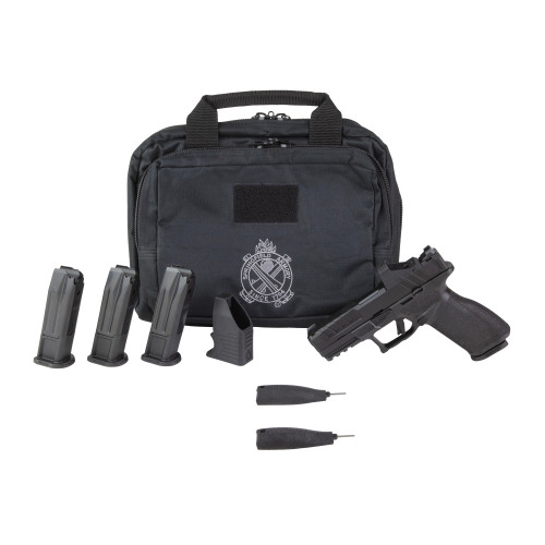 Springfield Echelon 4.0 FC RFX11 9mm, 4" Barrel, Melonite Black, Optics Ready, Front Tritium, U-Dot Rear, Viridian RFX11, 4x10rd Mags
