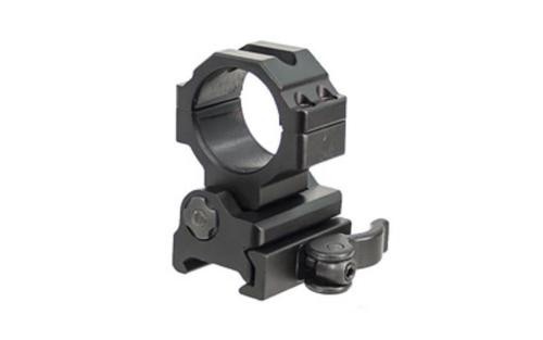 UTG Ring, Fits Picatinny/Weaver, 30mm, Black, Flip-To-Side, Quick Detach Ring Mount
